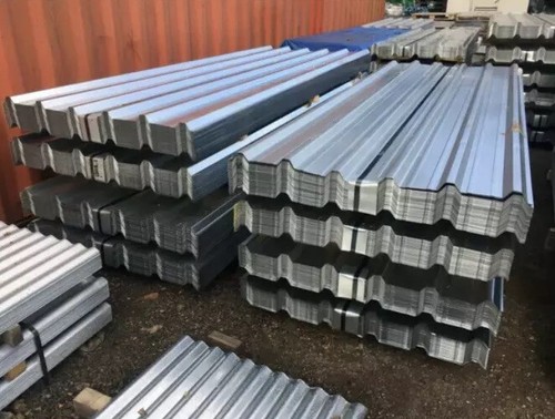 Galvanised roof sheets