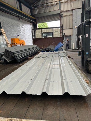 Box profile roofing cladding - box,